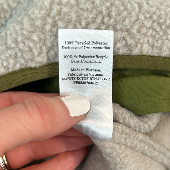 NWOT Everlane The ReNew Fleece Pullover - Picture 6 of 7